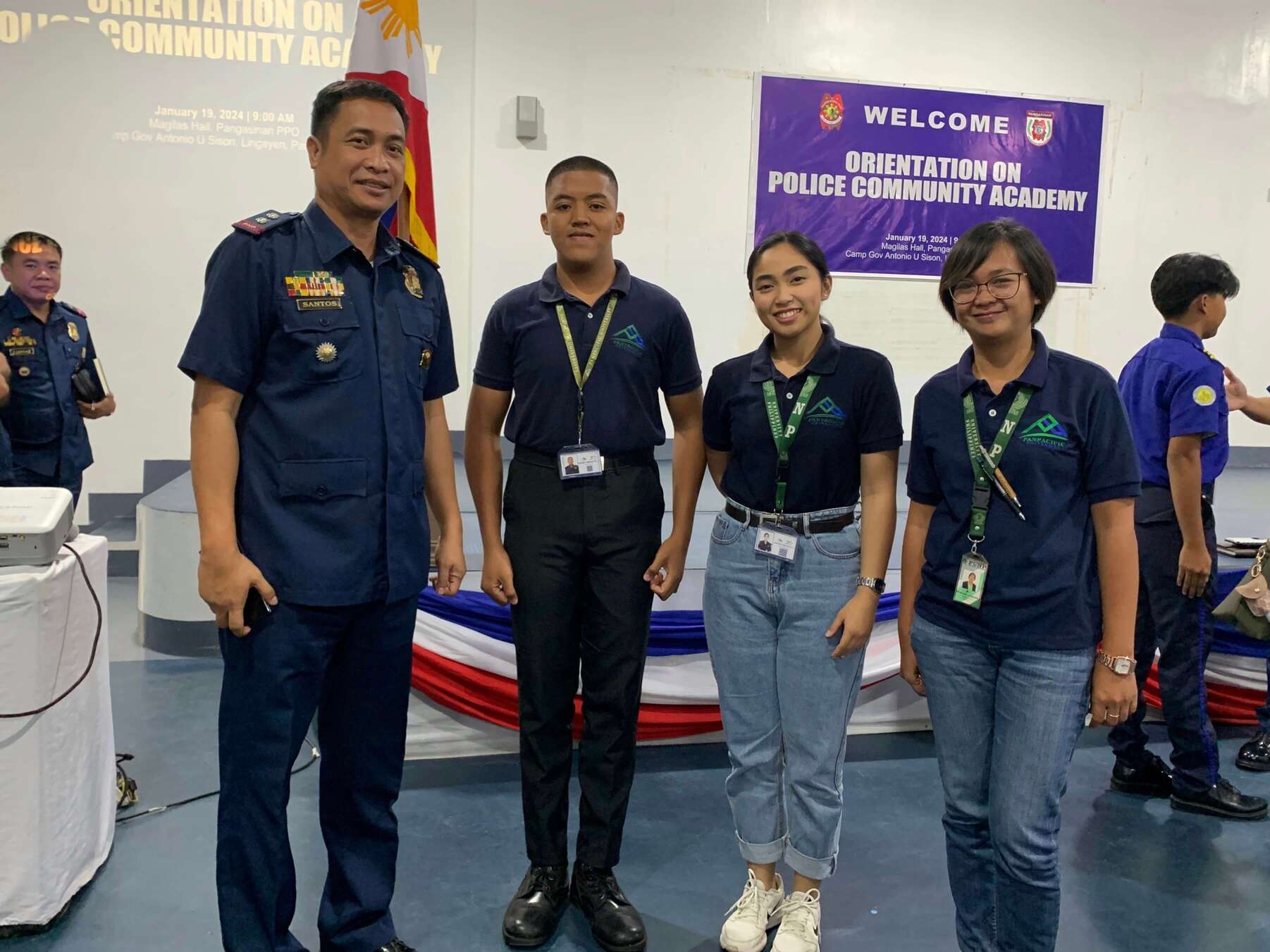 ORIENTATION FOR POLICE COMMUNITY ACADEMY